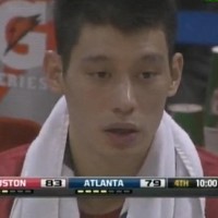 對亞特蘭大老鷹隊林書豪拿下10籃板及21分雙十的好成績