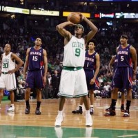 Rondo free throw airball